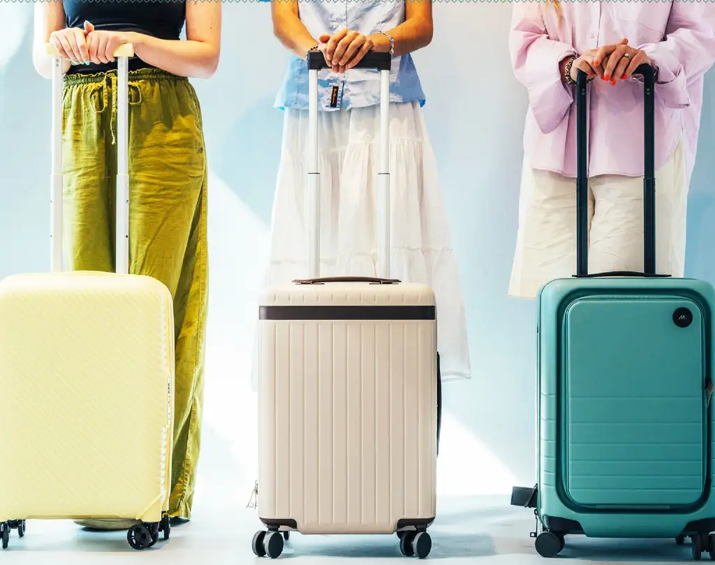 carry on luggage woman